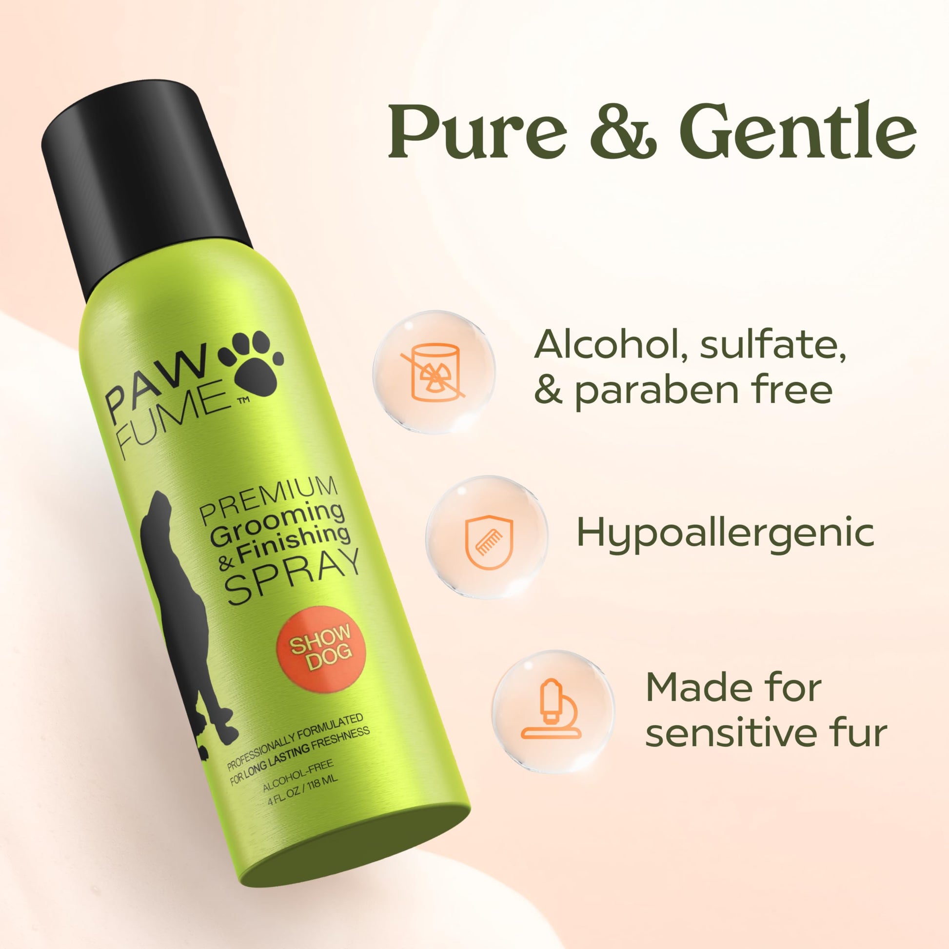 PAWFUME Dog Perfume Spray Long Lasting Scent for Grooming, Show Dog, 1-Pack – Keep Your Pup Fresh All Day – Hypoallergenic, Alcohol-Free, Detangling Formula – Moisturizing Pet Cologne Spray for Dogs - Medaid International