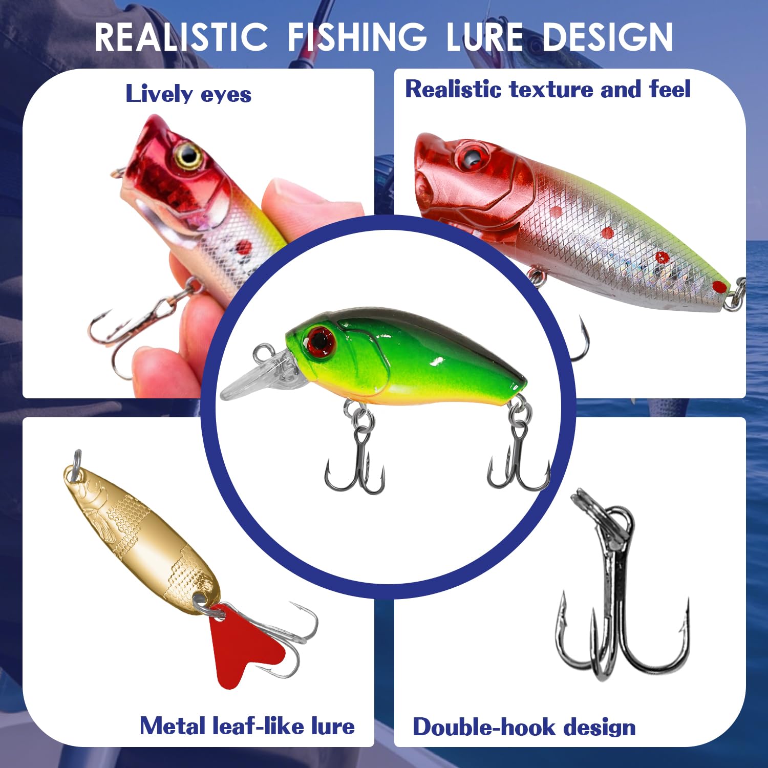 JIUYUDS Fishing Advent Calendar 2025 for Men, Adult Anglers, Teen Boys - 24 Days Christmas Countdown Calendar with Fishing Lures Set | Unique Xmas Gifts for Dad, Boyfriend, Fishermen - Medaid International