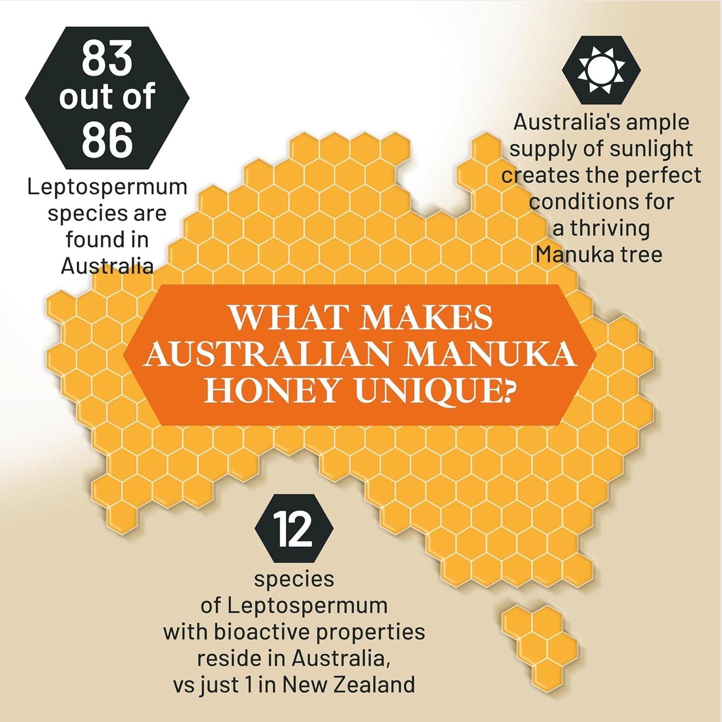 Good Natured Manuka Honey (MGO 850+) - High Grade Raw Manuka Honey Medical Grade, Non-GMO, Lab-Tested & AMHA Certified, BPA-free, 8.8 oz - Medaid International