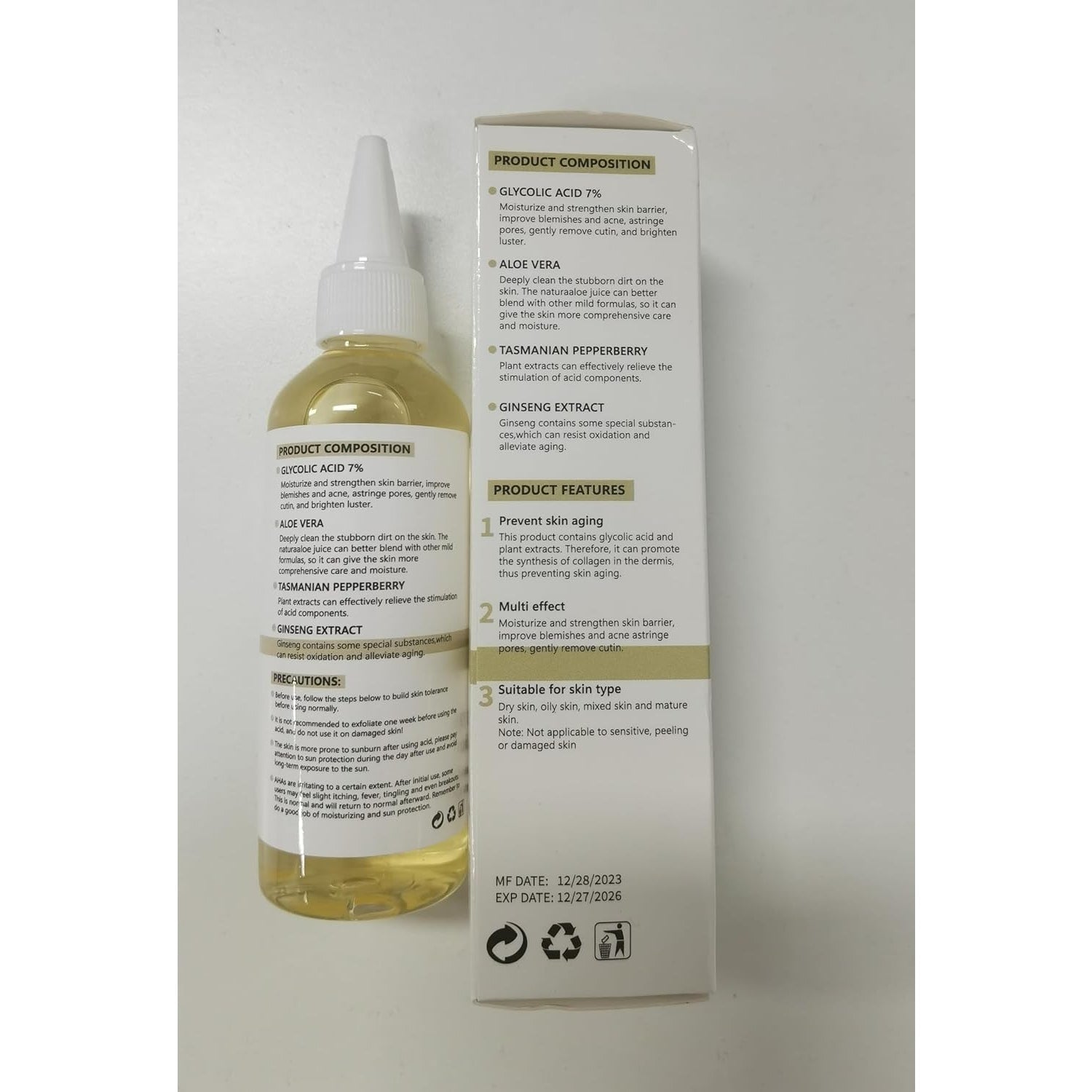 Glycolic Acid 7% Toning Resurfacing Solution - Medaid International