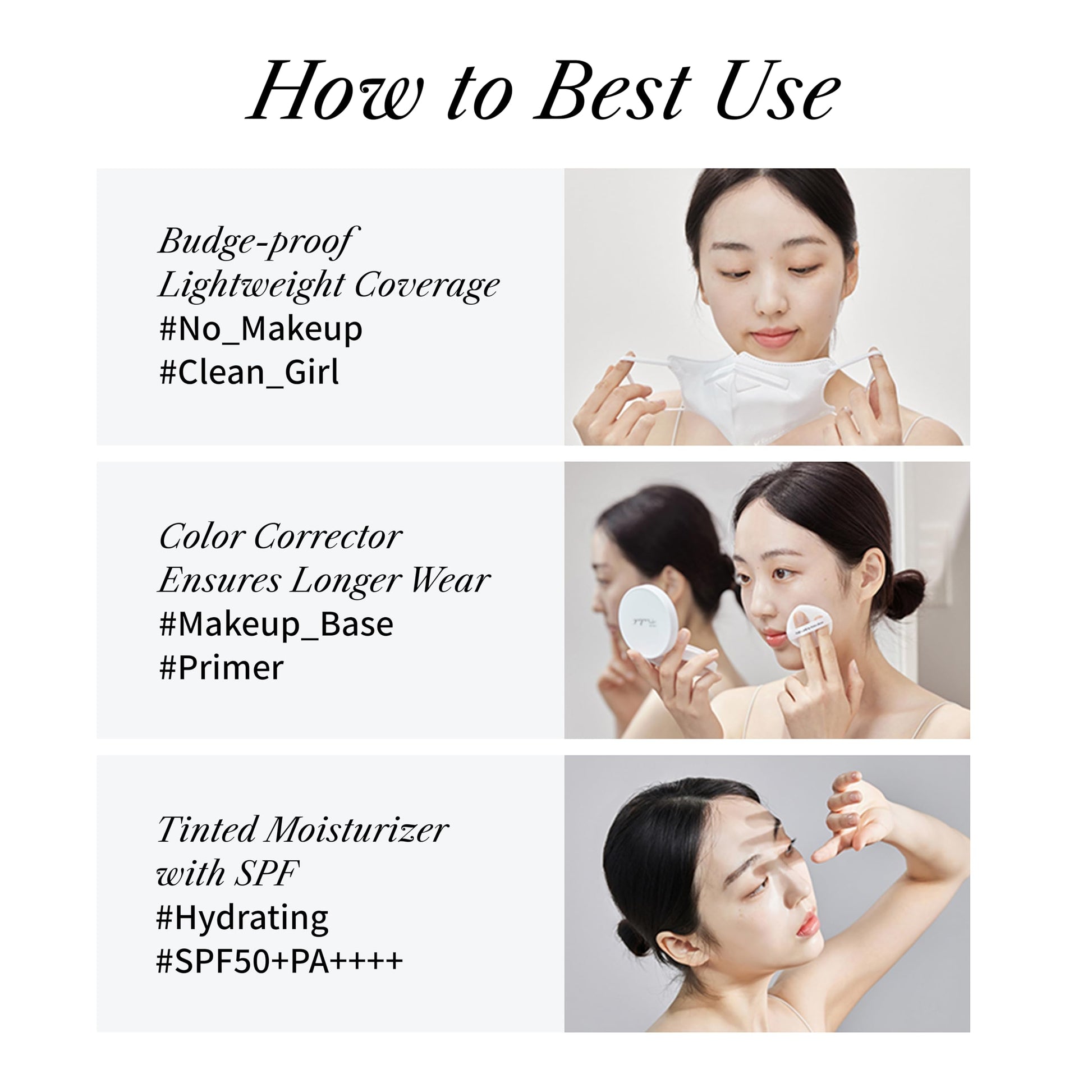 THE LAB BY BLANC DOUX Oligo Hyaluronic Acid Waterfull Tone-up Tinted Moisturizer with SPF 50+ PA++++ Vegan Flawless Coverage Plant-Derived Ingredients All-in-One Skincare Sunscreen Makeup Base Korean - Medaid International