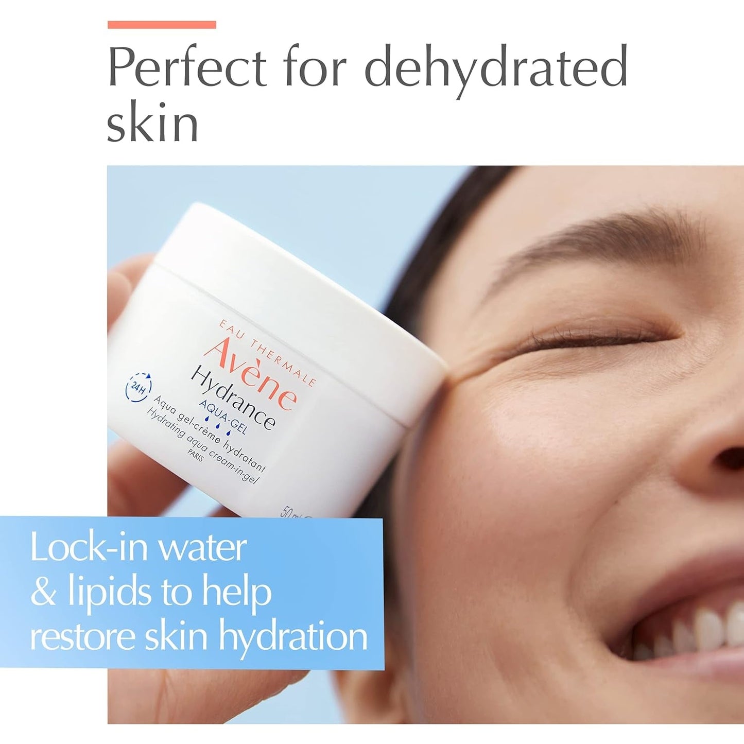 Avene Hydrance Aqua-Gel Hydrating Aqua Cream-In-Gel (Imported) - 50ml - Medaid