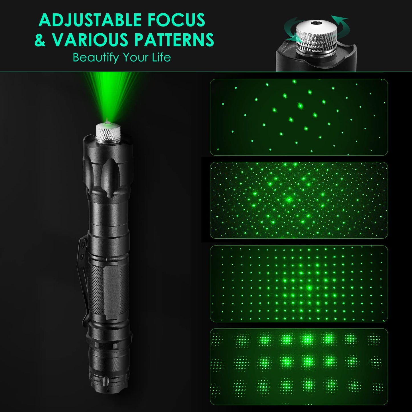 HILIMSE 3000 High Lumens Laser Pointer with Aluminum Body - Medaid International