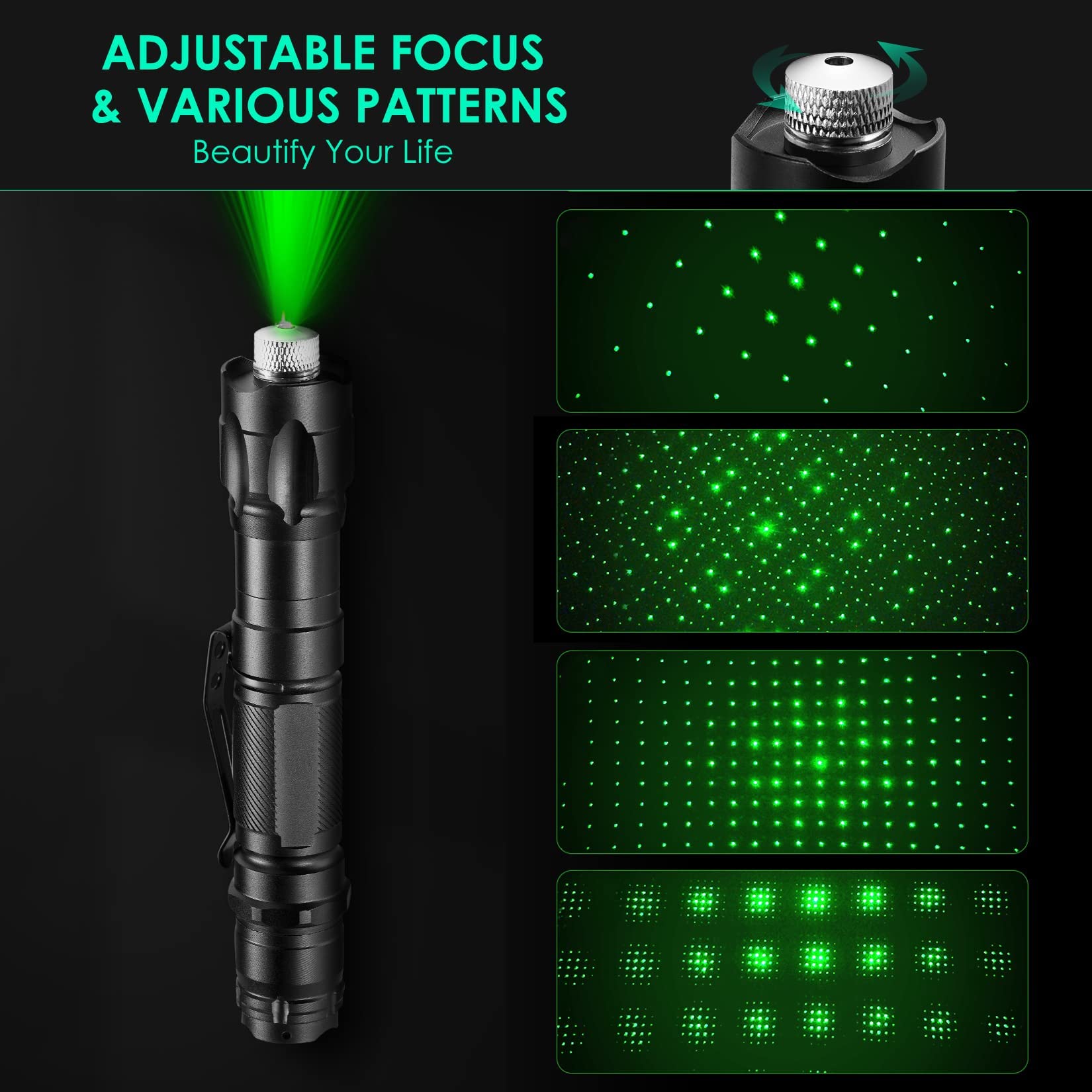 HILIMSE 3000 High Lumens Laser Pointer with Aluminum Body - Medaid International