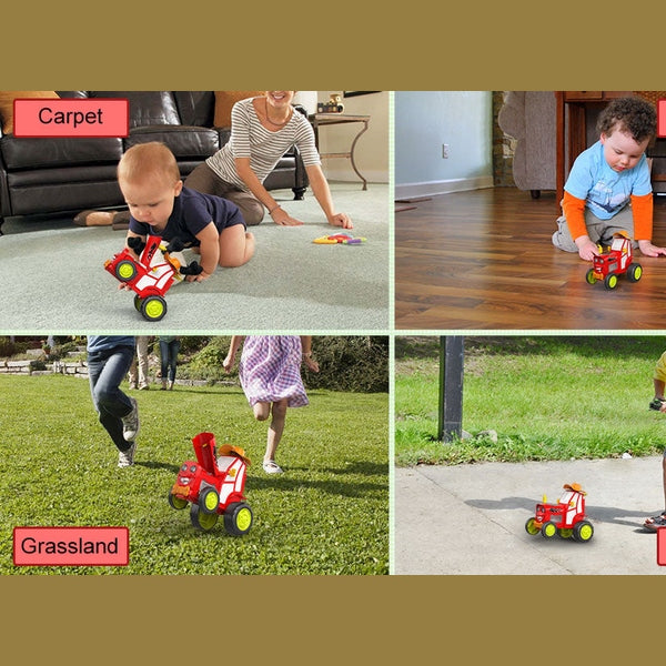 Tumama Kids - Crazy Jumping Car With Led Light - Music&Reachargeable Battery