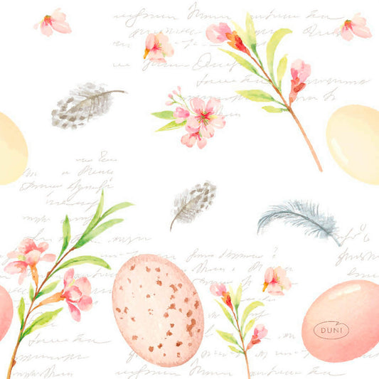 Duni Napkin 20pcs 24cm Bio Eggs + Feathers | Duni In Lebanon