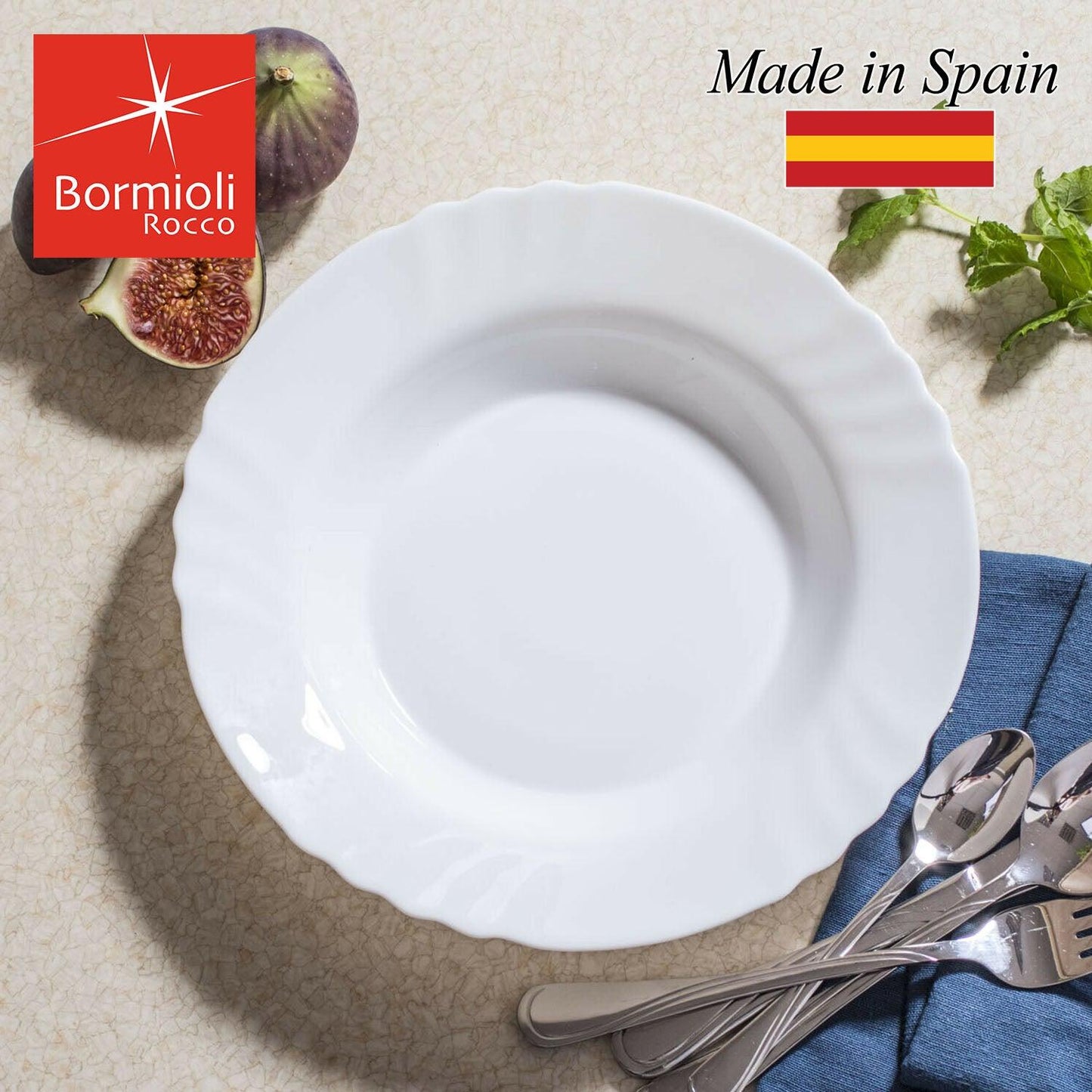 Bormioli rocco ebro soup plate Ø:23.5cm