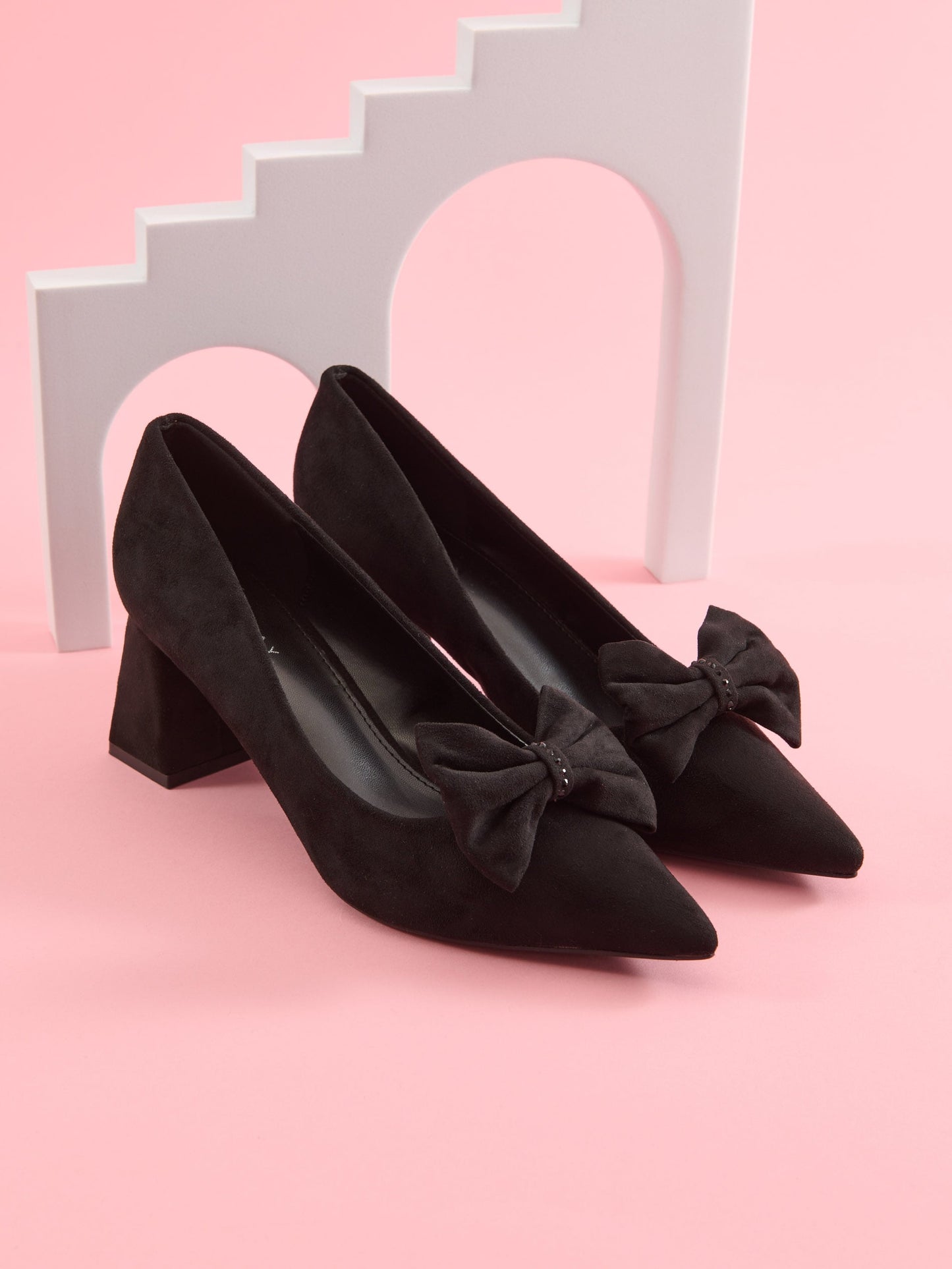 Sinsay Women's Black Elegant Bow Detailed Heels|Sinsay In Lebanon
