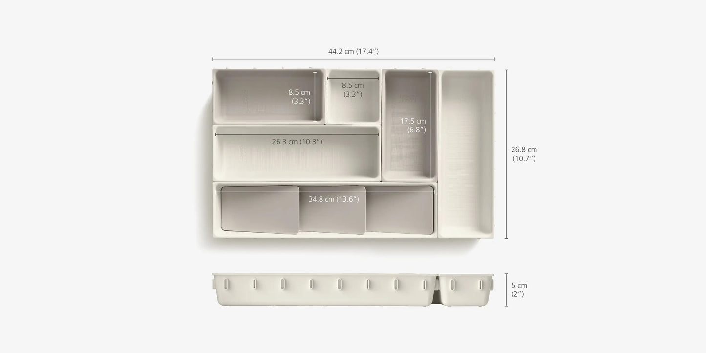 Joseph Joseph Viva 7-piece Makeup Drawer Organiser Set