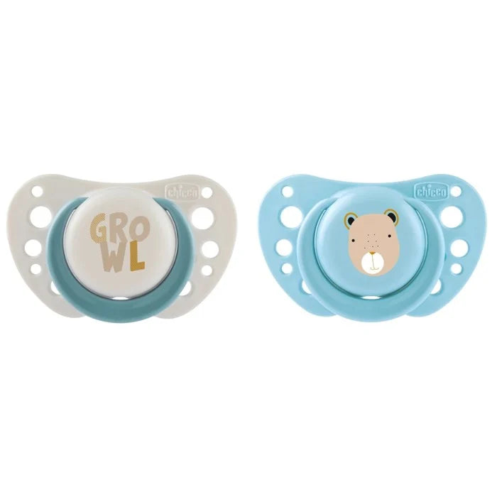 Chicco D - Soother Air Silicone 2-6m - 2pcs - Light Blue