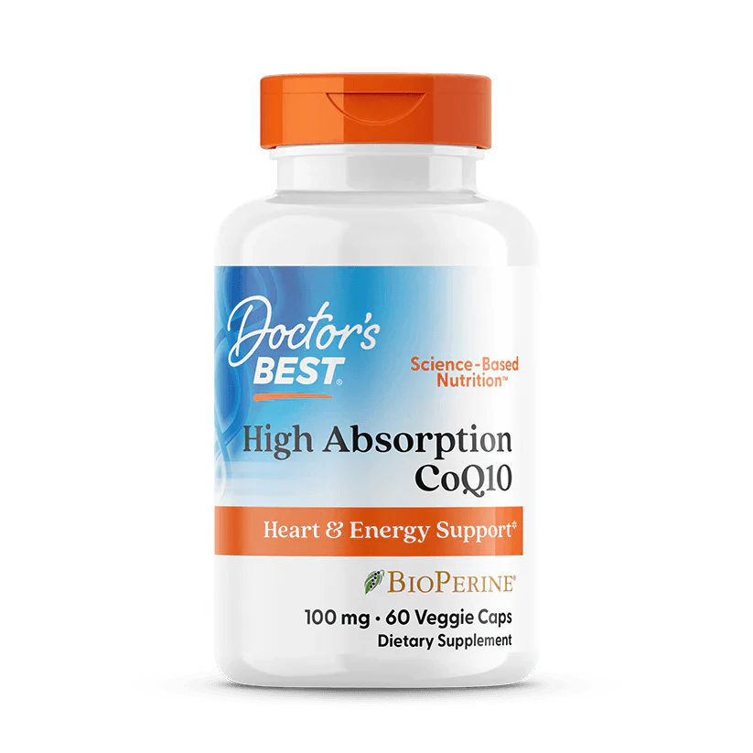 Doctor's Best High Absorption CoQ10 100 mg 60 Veggie Caps