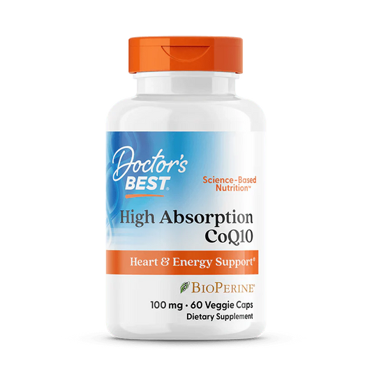 Doctor's Best High Absorption CoQ10 100 mg 60 Veggie Caps