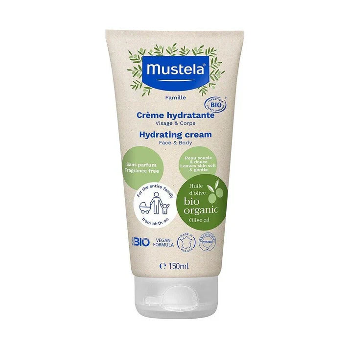Mustela Hydrating Cream For Face & Body Hydration For The Intire Family