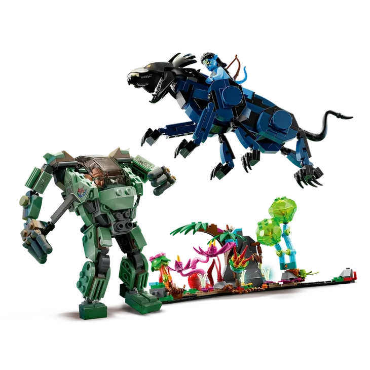 Lego Neytiri & Thanator vs. AMP Suit Quaritch (75571)