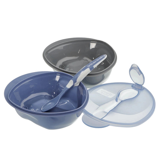 Vital Baby Scoop Feeding Set 2Pk - Assorted, Eco-Friendly Baby Utensils