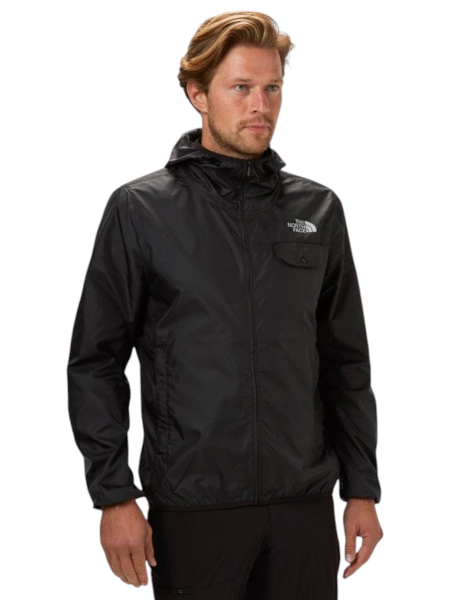 Men's Plain Solid Jacket,Black