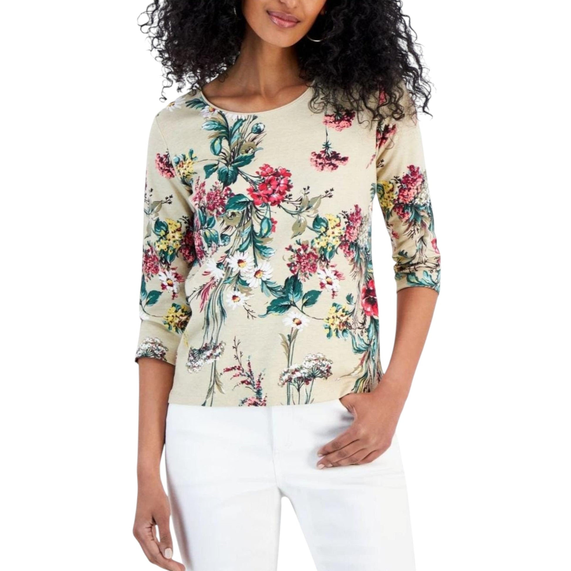 Women's Floral Printed Top,Multi