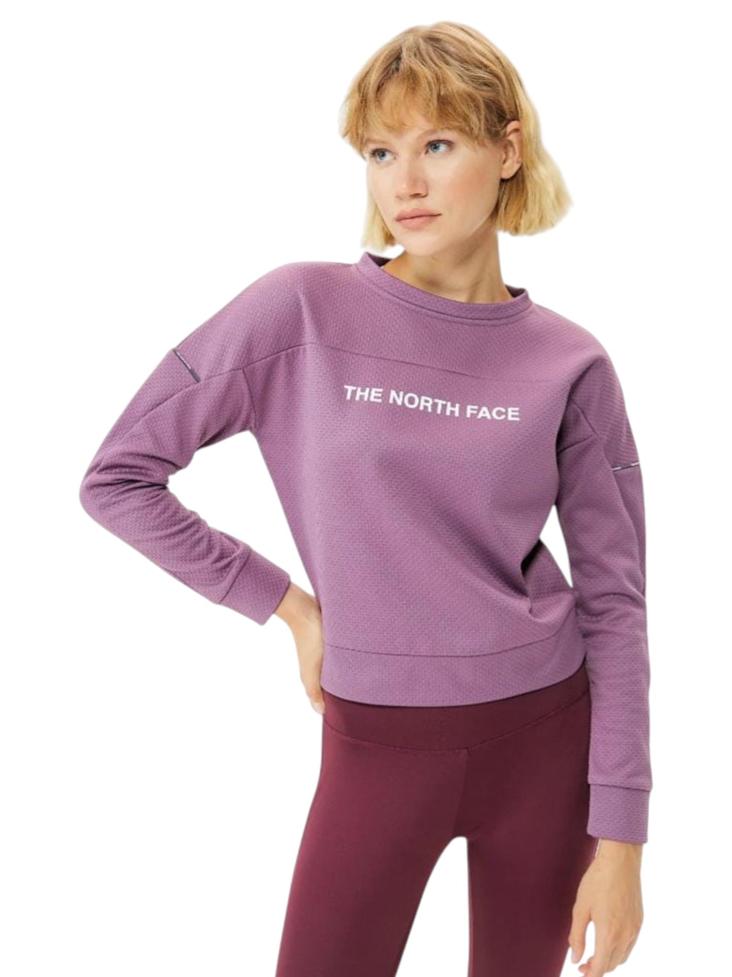 Women's Textured Sweaters,Purple