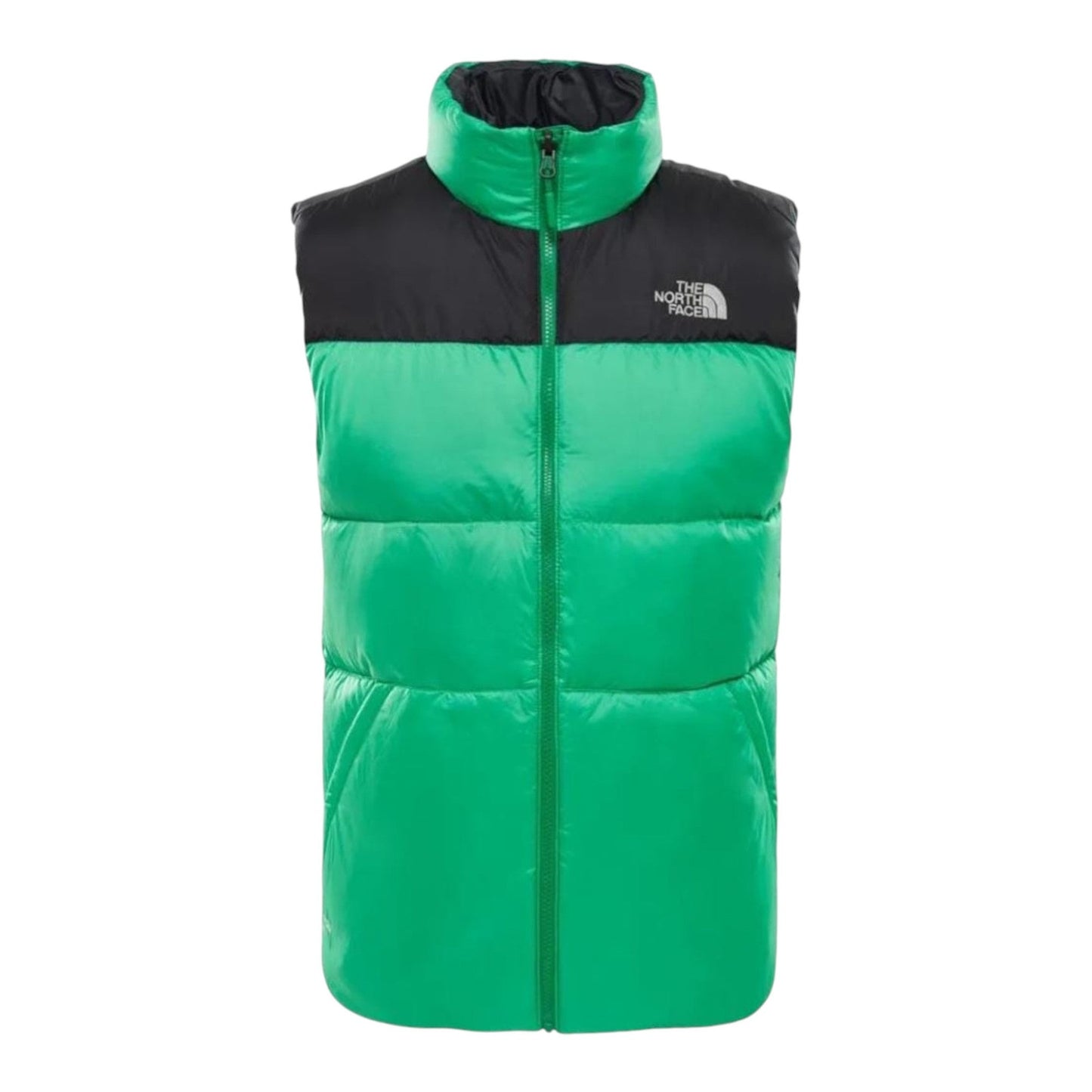 Men's Quilted Vest,Green/Black