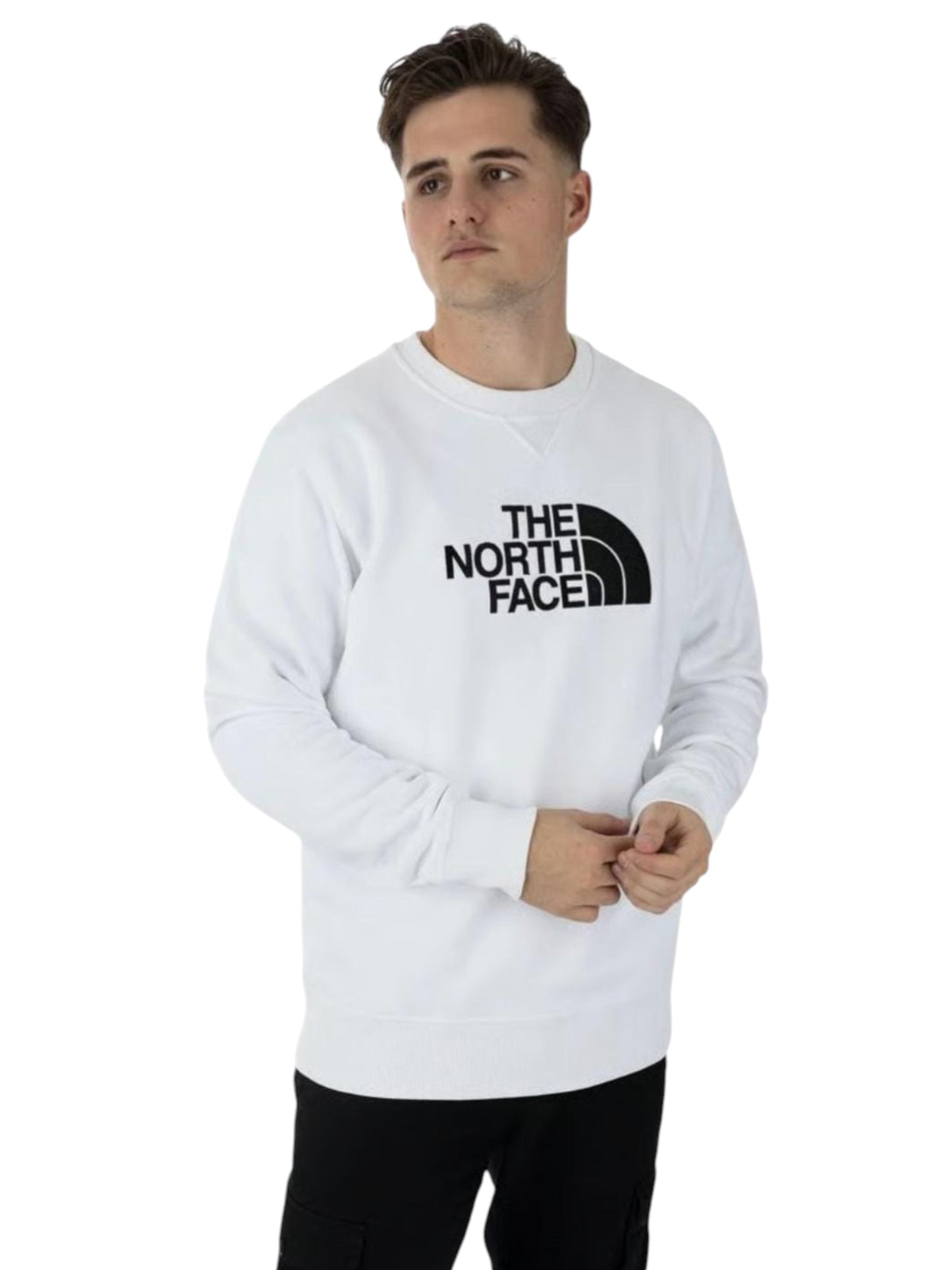 Men's Brand Logo Printed Sweaters,White