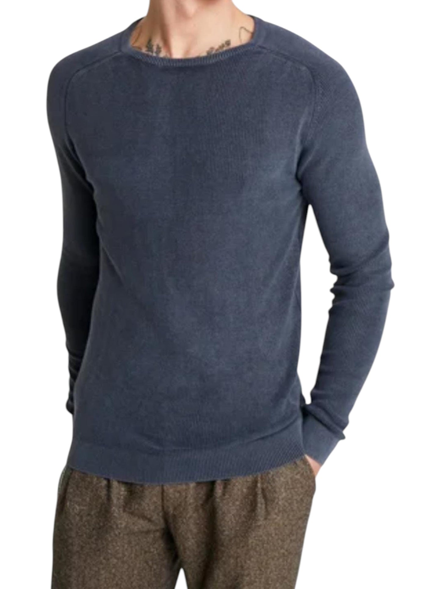 Men's Knitted Sweaters,Light Navy