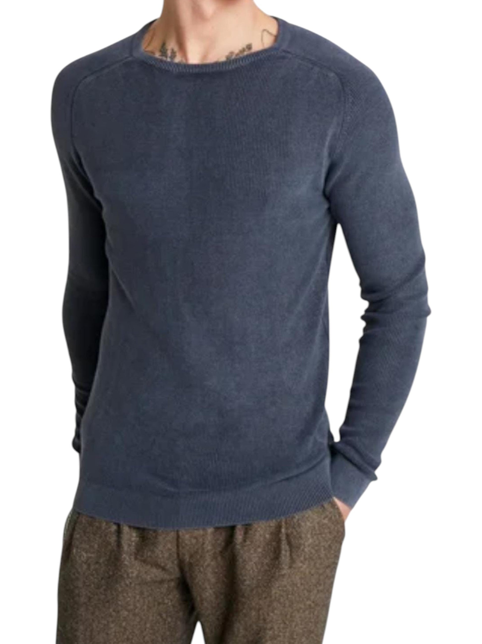Men's Knitted Sweaters,Light Navy