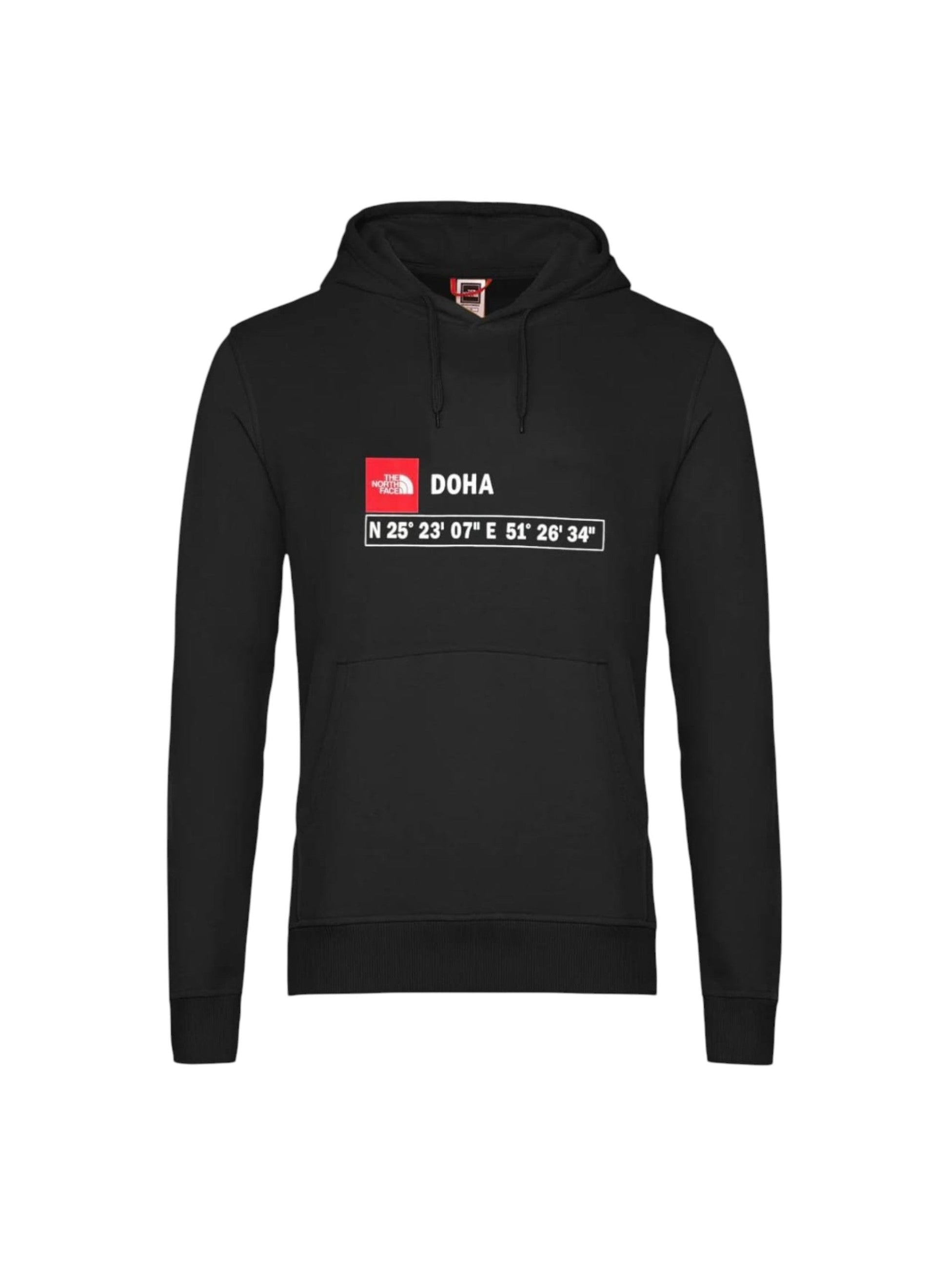 Men's Printed Hoodie,Black