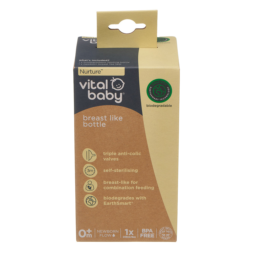 Vital Baby - Nuture Breast Like Bottle 240ML - 1pack
