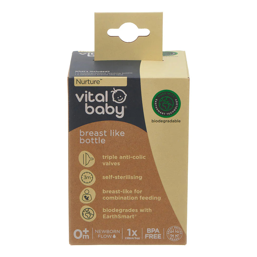 Vital Baby Nurture breast like bottle 150ml 1pk