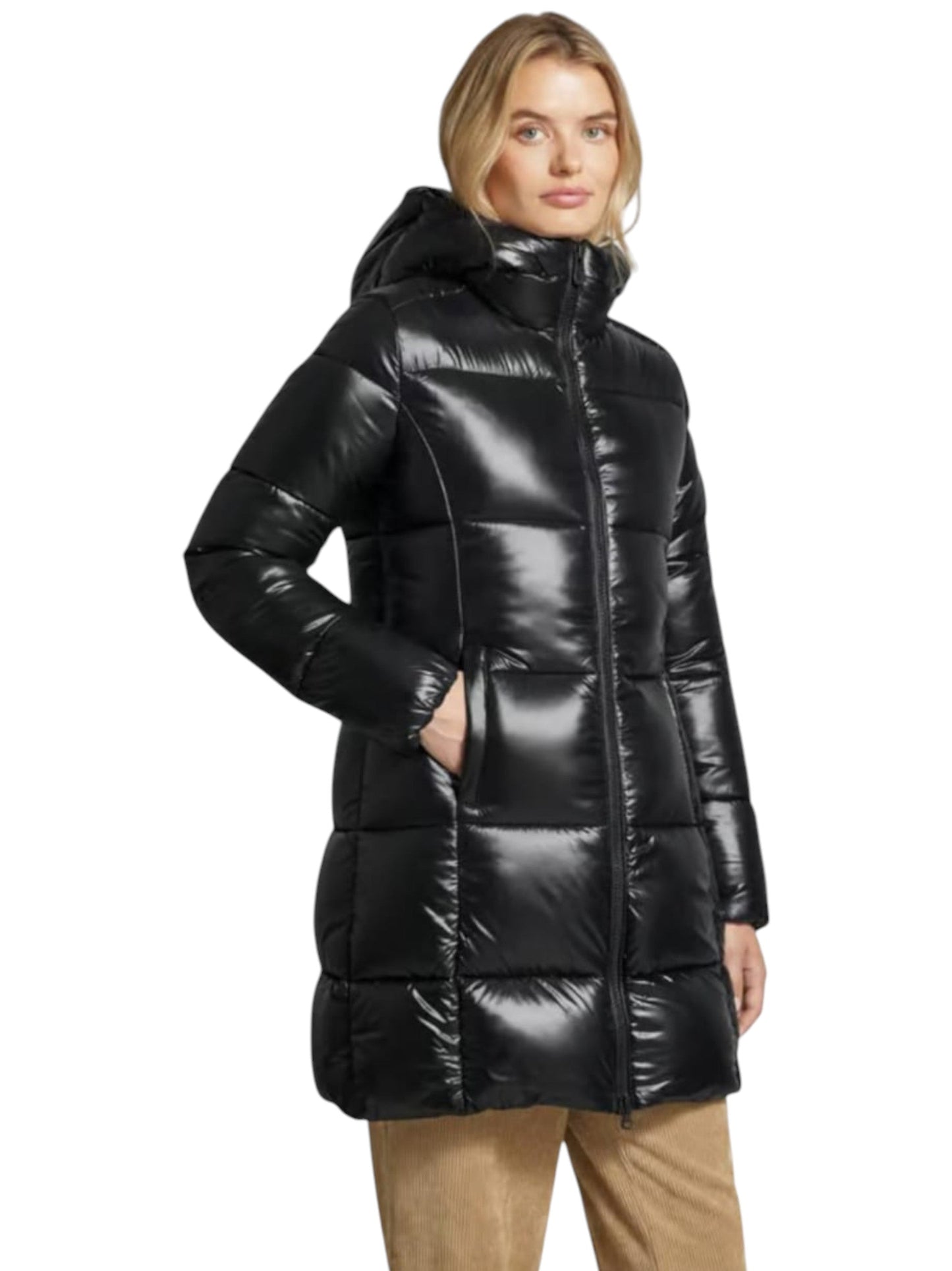 Women's Quilted Jacket,Black