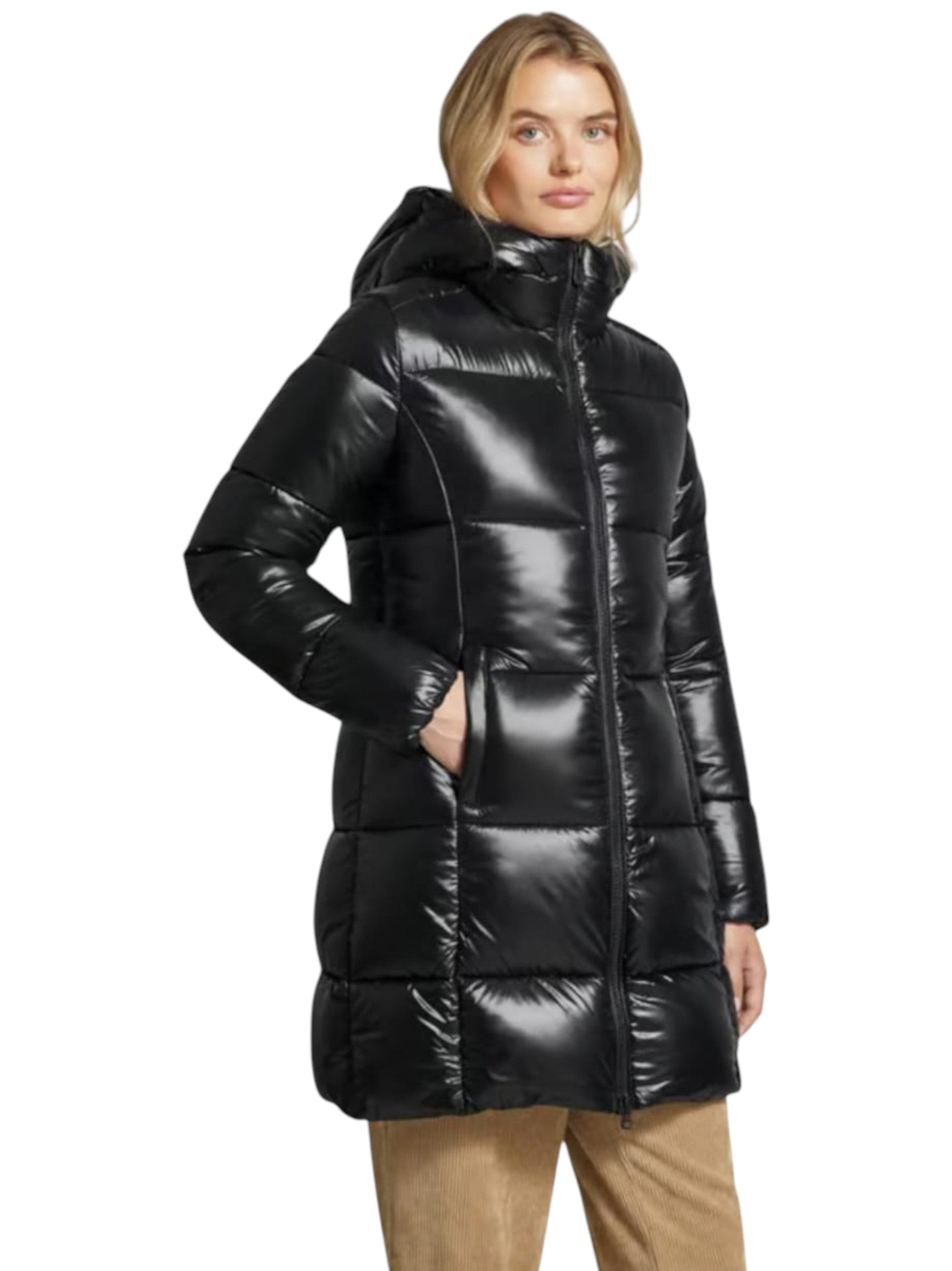 Women's Quilted Jacket,Black