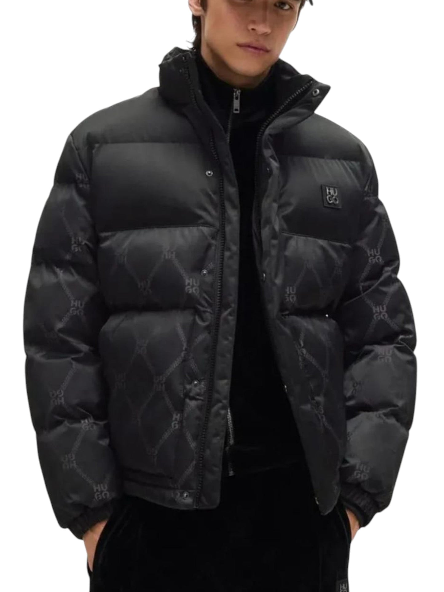 Men's Quilted Jacket,Black