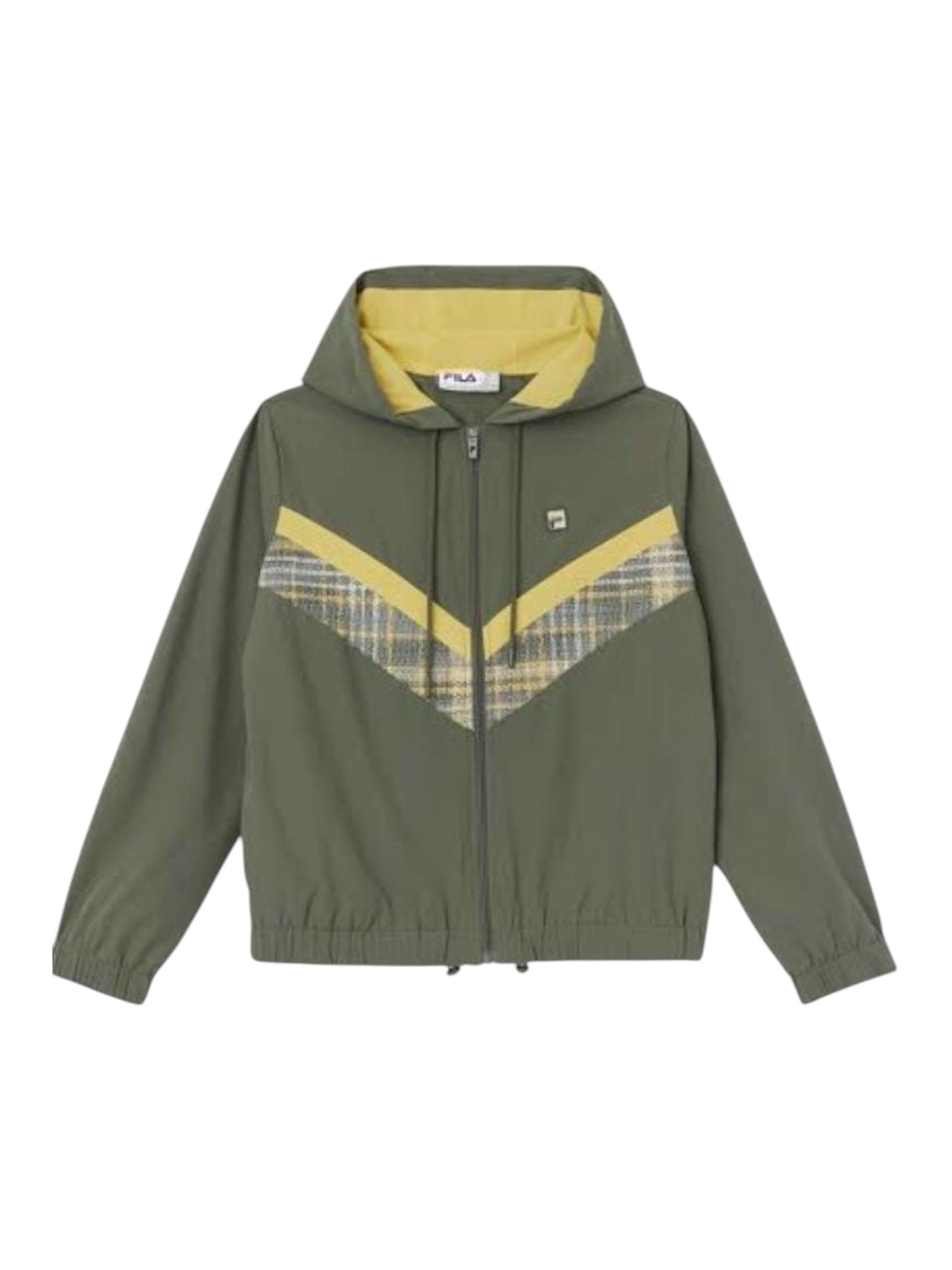 Women's Colorblocked Jacket,Olive