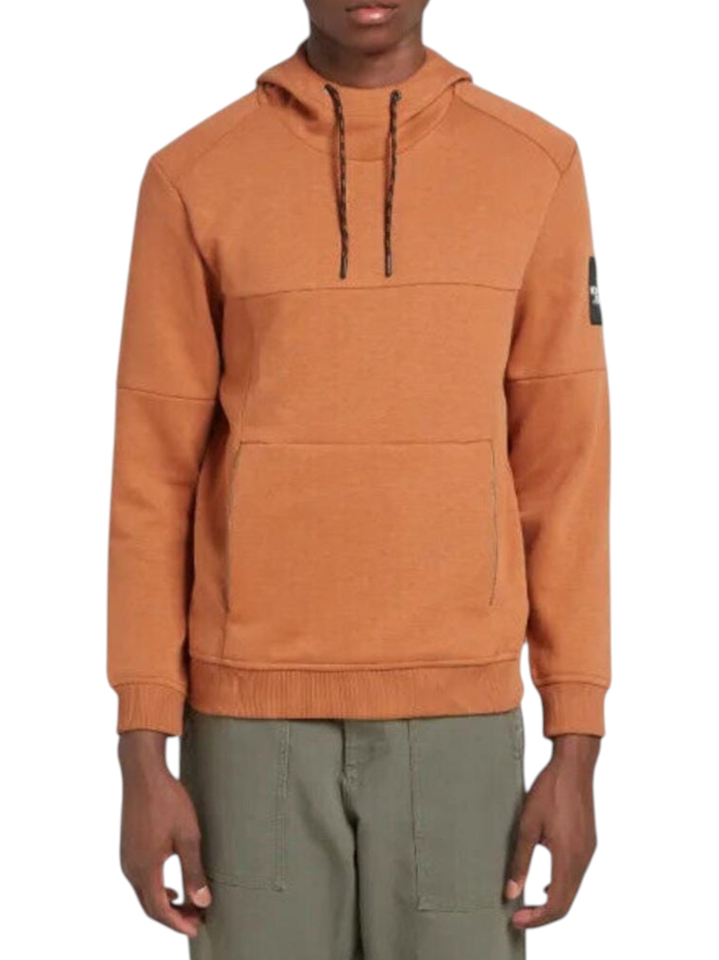Men's Plain Hoodie,Brown