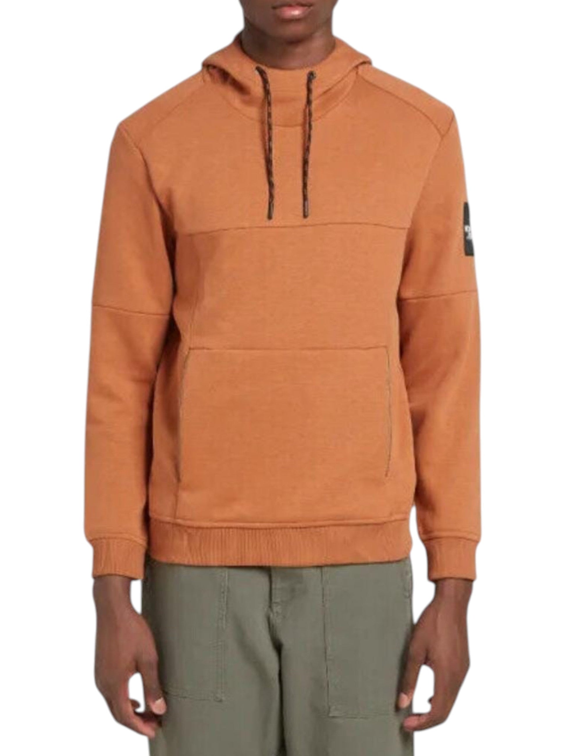 Men's Plain Hoodie,Brown