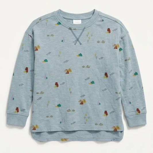 Zara Boy's Light Blue Printed Blouse | Zara In Lebanon