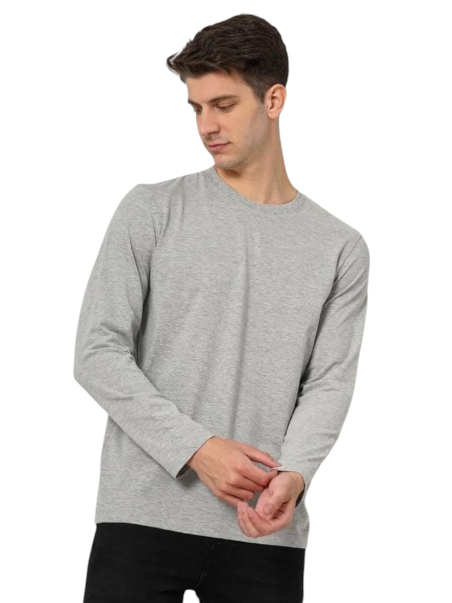 Men's Plain Top,Grey