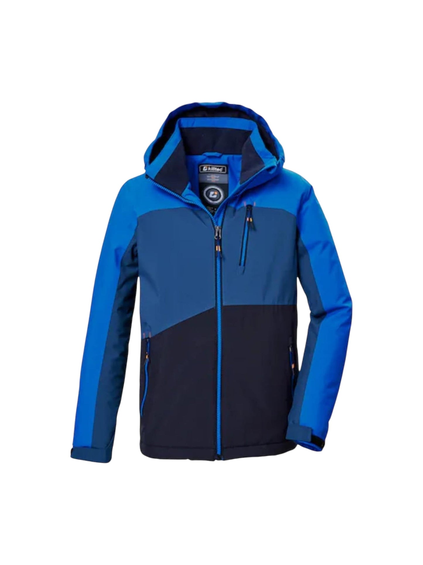 Kids Boy's  Quilted Jacket,Blue/Black