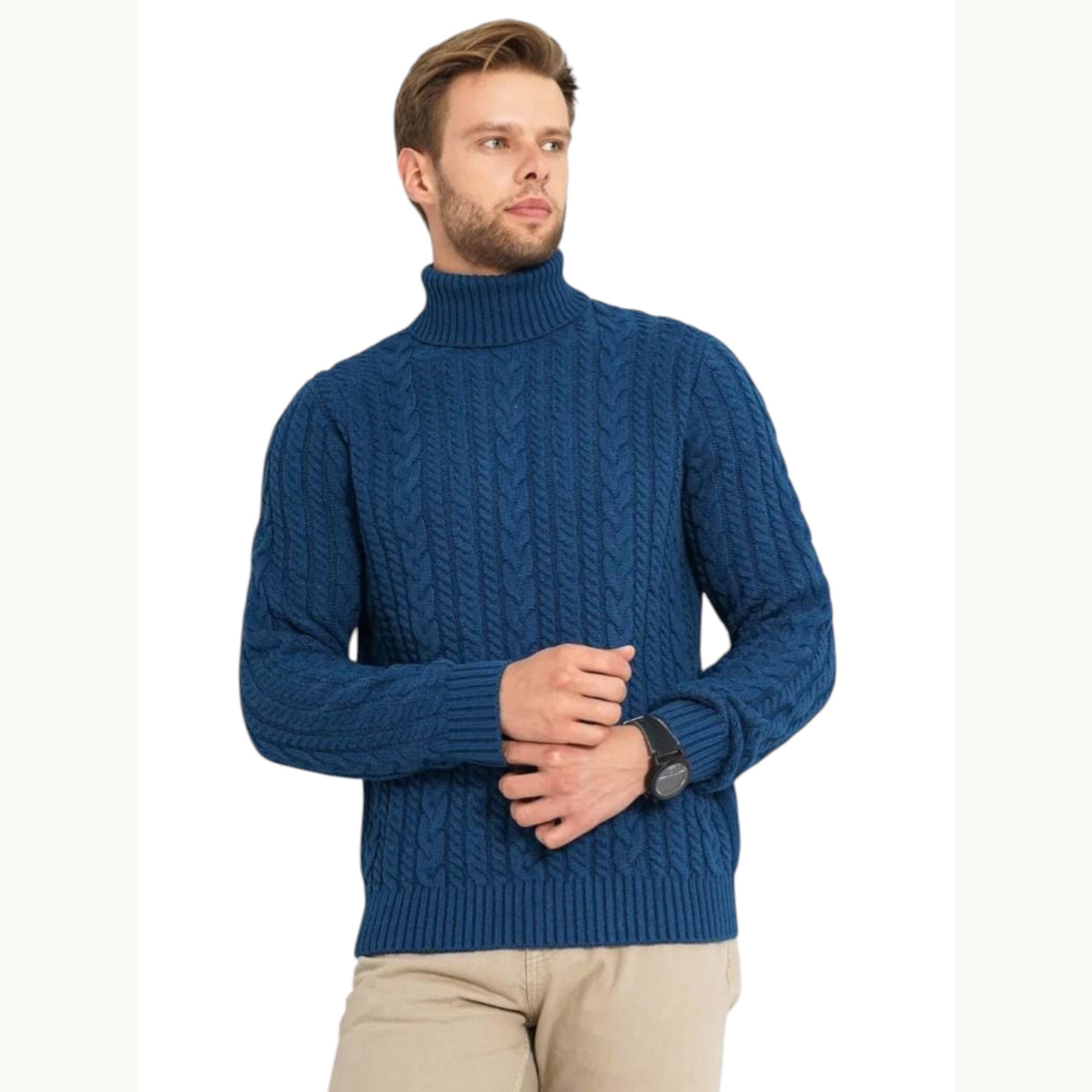 Men's Knitted Sweaters,Blue