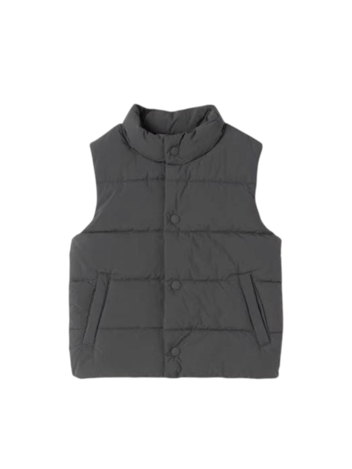 Kids Boy's Quilted Vest,Grey