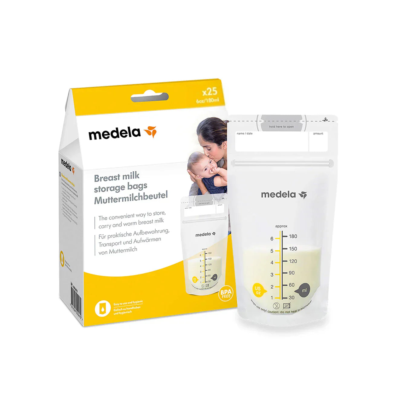 Medela - Breast Milk Storage Bags - 25pcs