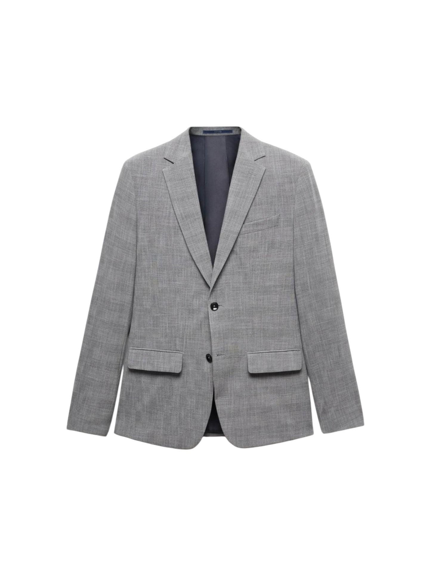 Men's Plain Solid Blazer,Grey