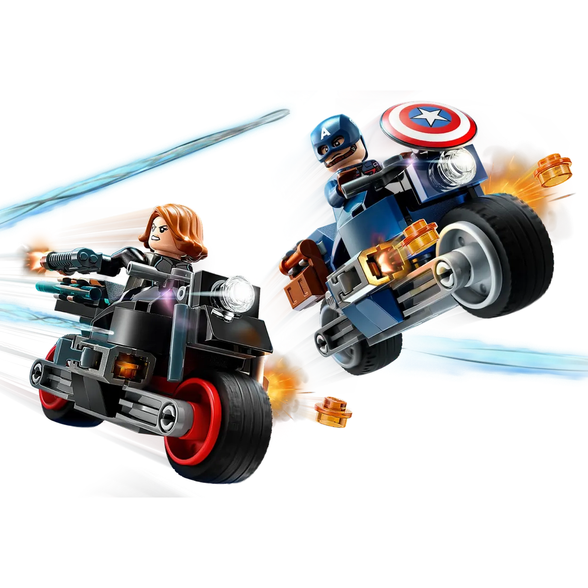 Lego Black Widow  Captain America Motorcycles (76260)