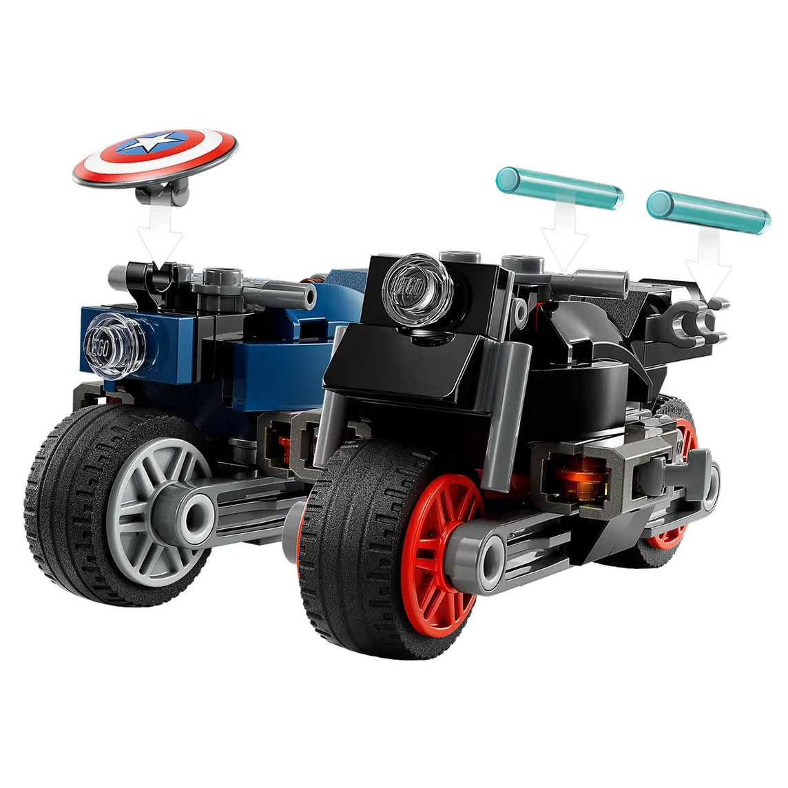 Lego Black Widow  Captain America Motorcycles (76260)