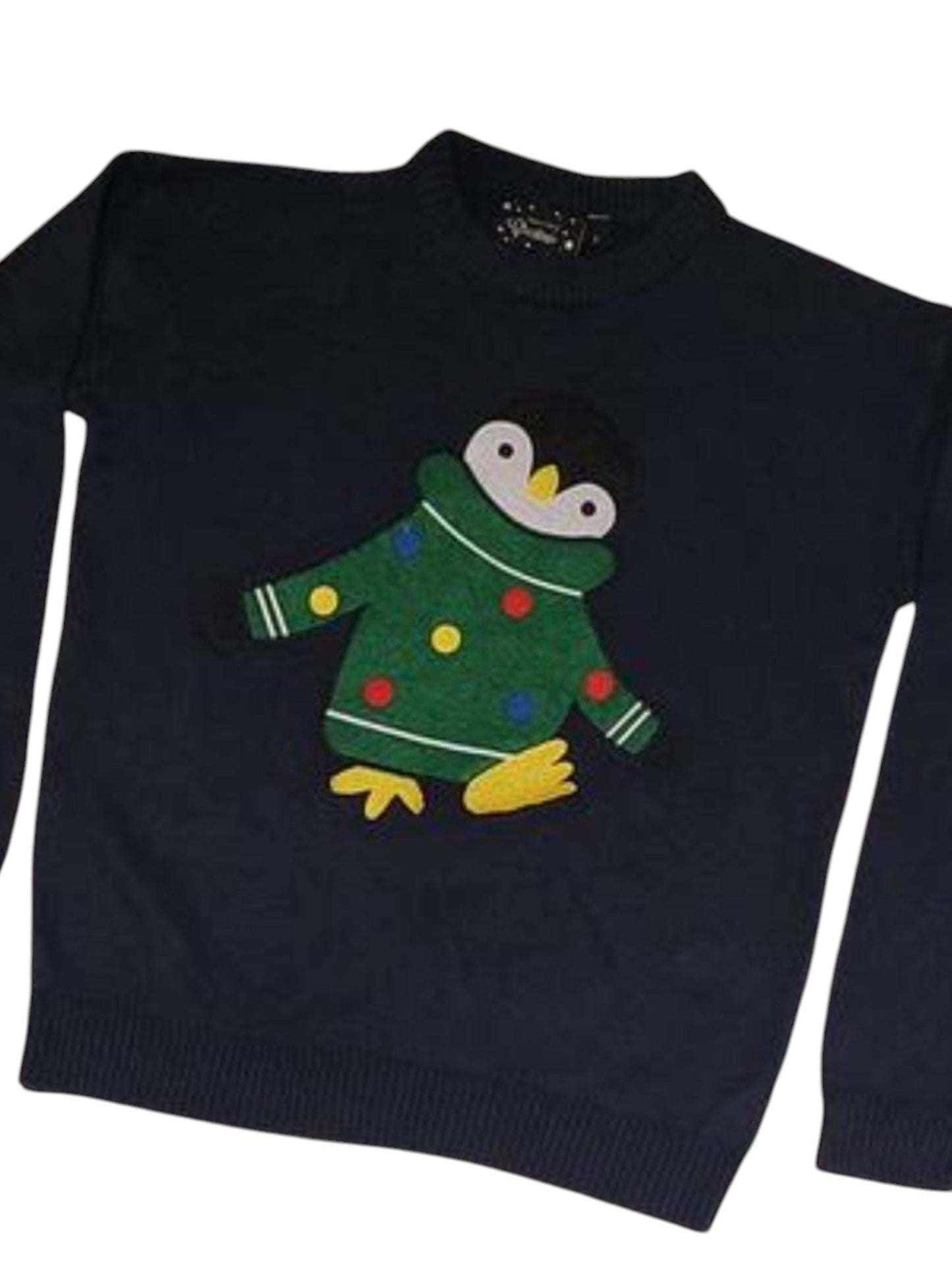 Women's Graphic Printed Sweaters,Navy