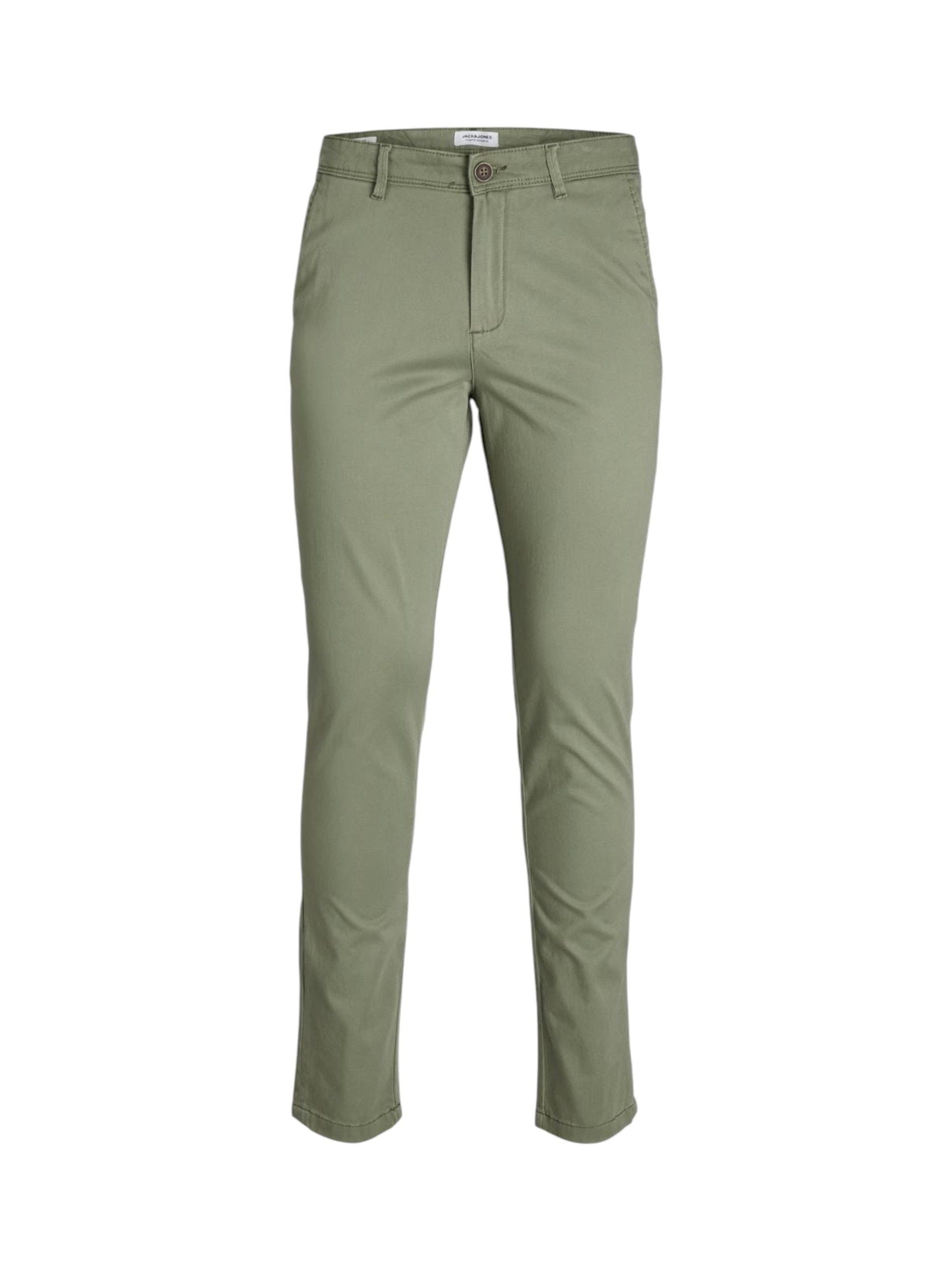 Men's Plain Solid Casual Pants,Olive