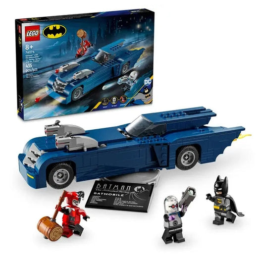 Lego Batman with the Batmobilevs. Harley Quinn and Mr. Freeze (76274)