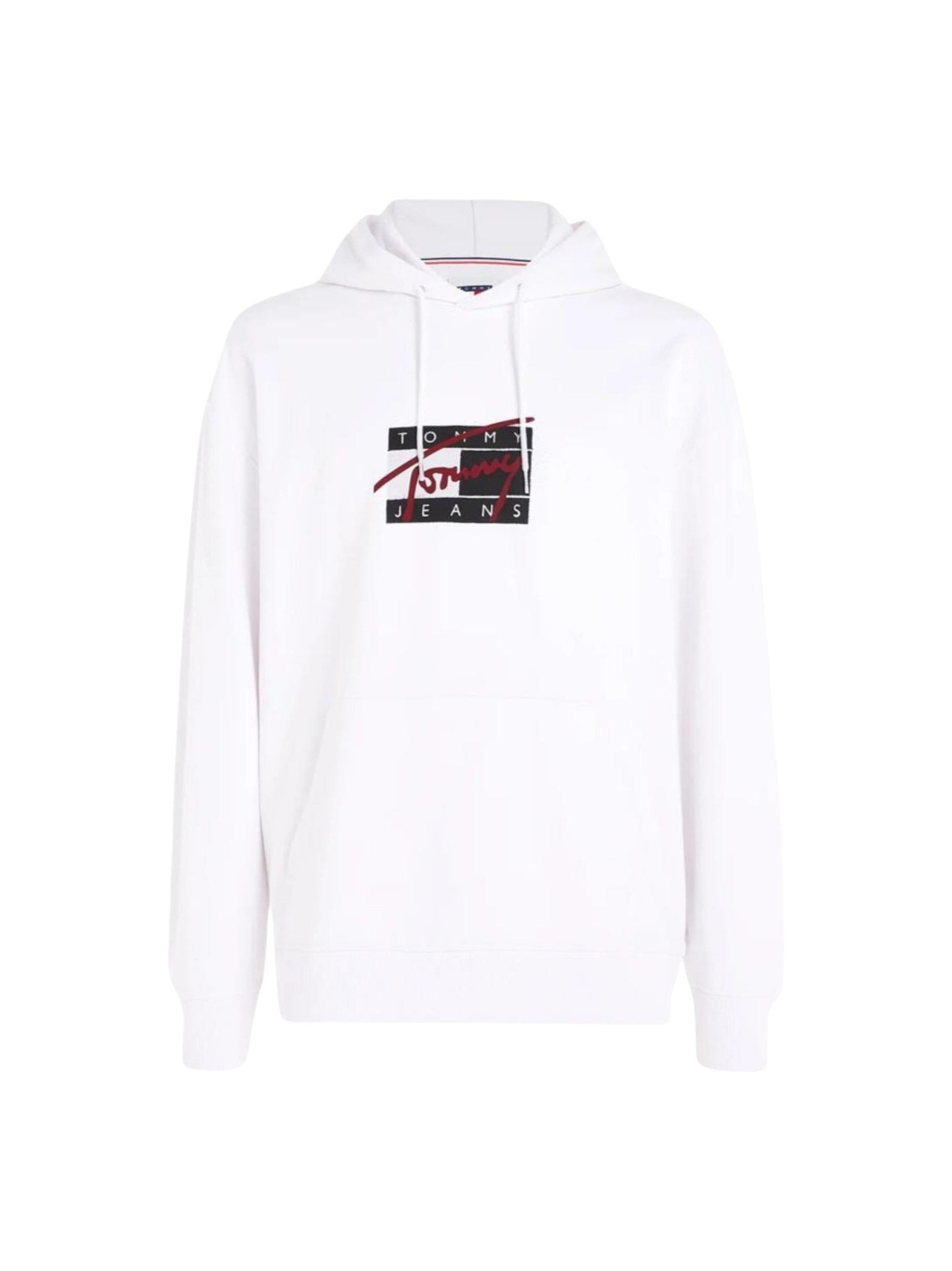 Men's Brand Logo Printed Hoodie,White