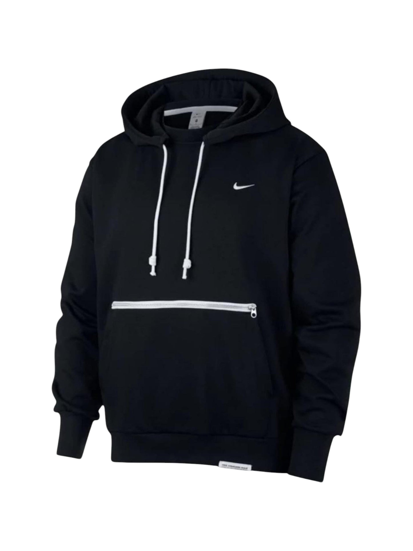 Men's Plain Solid Hoodie,Black