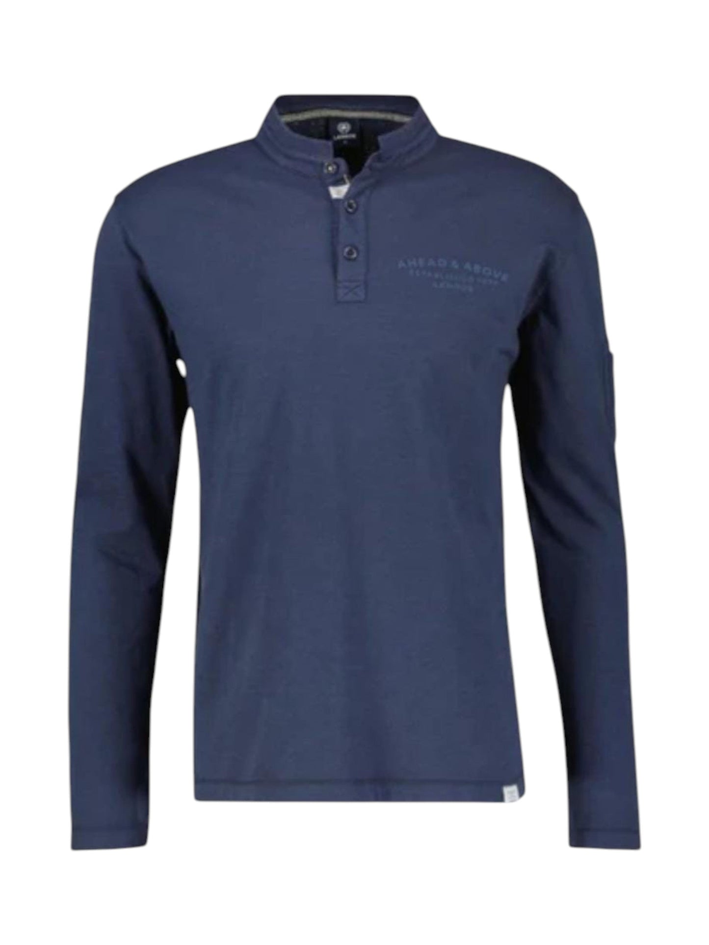 Men's Plain Solid Casual Top,Navy
